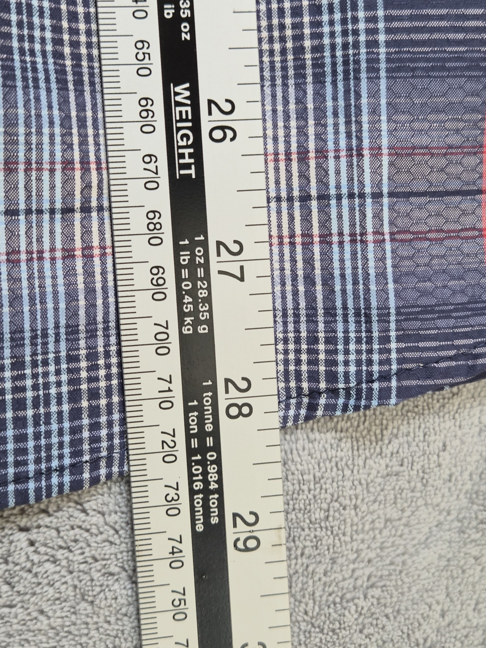 Eddie Bauer Travex Fishing Shirt M Blue Plaid Hiking Camping Travel Performance - Picture 8 of 8